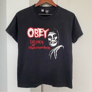 OBEY MISFITS LEGENDARY OF PHENOMENOLOGY GRAPHIC SHORT SLEEVE T-SHIRT MENS MEDIUM